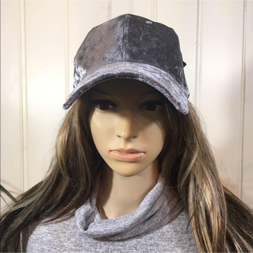 VELVET ADJUSTABLE BALL CAP - Picture 4 of 7